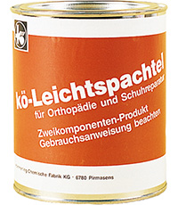 Kö-Leichtspachtel light putty with hardening paste  Bild