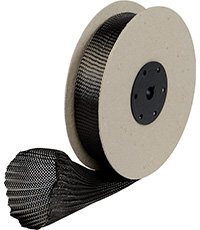 Carbon fibrebraided sleeve Bild