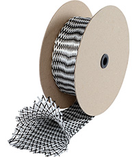 Carbon glass fibre braided sleeve Bild